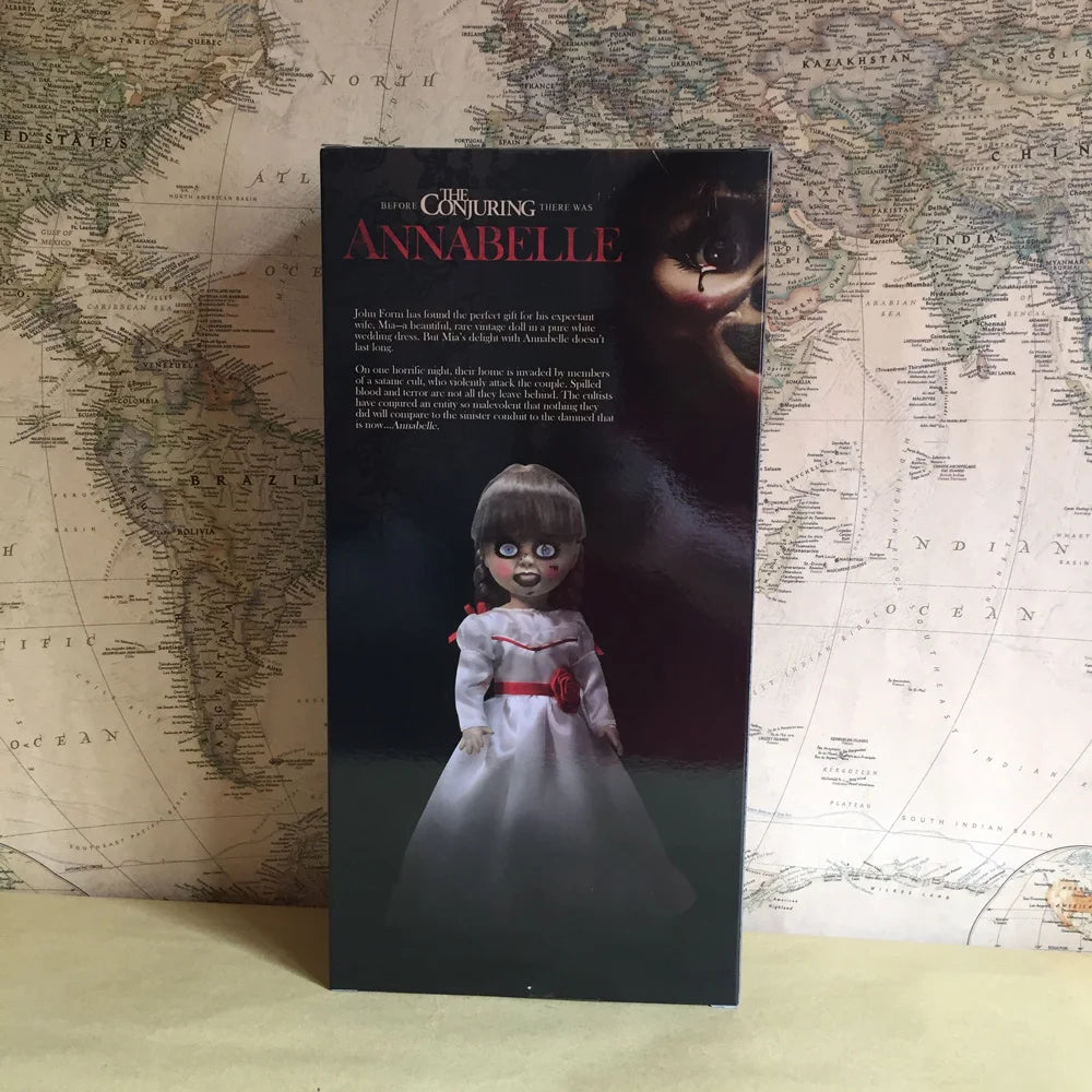 Figura de acción de los personajes de la película de Terror, juguete de colección Original, LDD Living Dead, regalos antes de la llegada de Annabelle, 10"