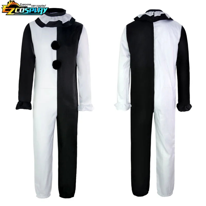 Arte El payaso Cosplay Película Terrifier 2 Arte El payaso Cosplay Disfraz Mono Máscara Disfraces de Halloween Máscara para hombres y mujeres