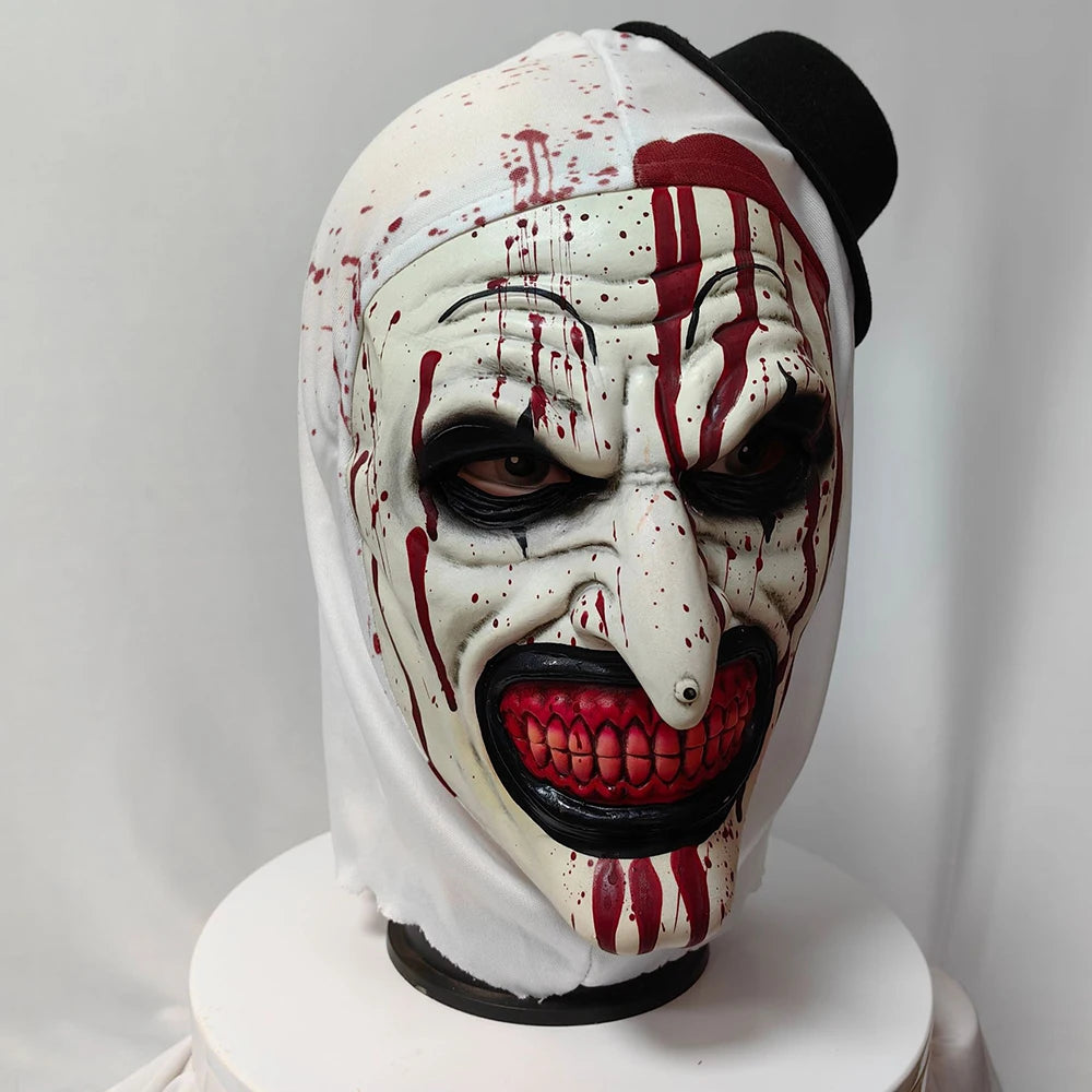 Disfraz de payaso terrorífico de película, vestido de mujer adulta, mono para hombre, mono con manchas de sangre, ropa, uniforme, ropa de Halloween