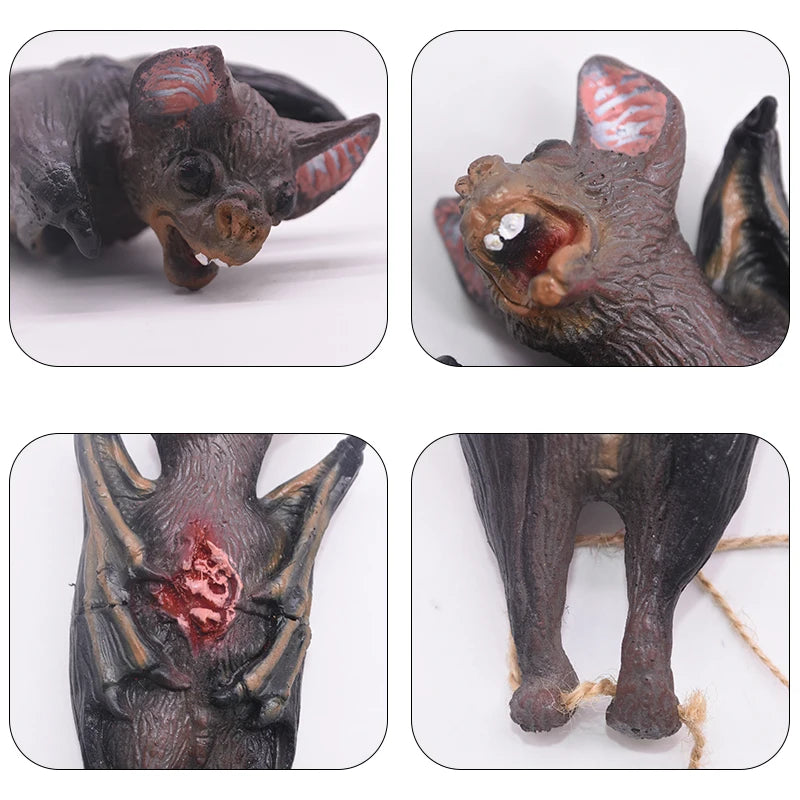 Colgante de Horror de Halloween, ratón muerto falso, murciélago, mano rota, pies, fiesta de Halloween, Casa Encantada, accesorios de decoración de miedo