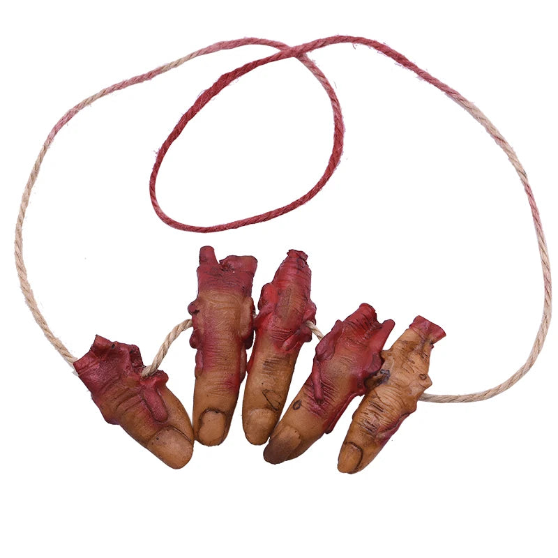 Colgante de Horror de Halloween, ratón muerto falso, murciélago, mano rota, pies, fiesta de Halloween, Casa Encantada, accesorios de decoración de miedo