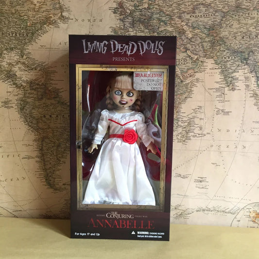 Figura de acción de los personajes de la película de Terror, juguete de colección Original, LDD Living Dead, regalos antes de la llegada de Annabelle, 10"