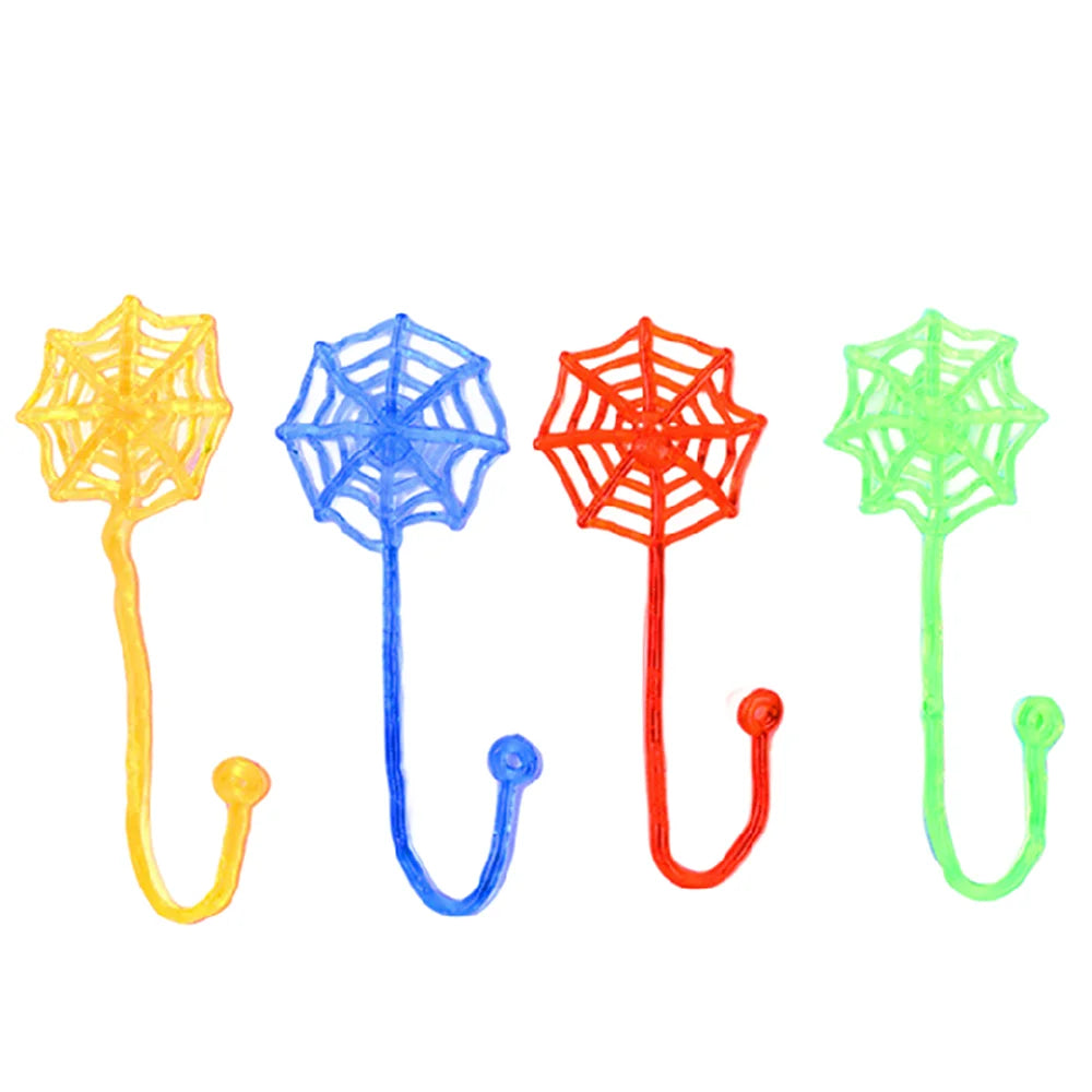 Telaraña de escalada estirable para niños, juguetes difíciles, fiesta de cumpleaños, regalo para Baby Shower, recompensas, recuerdo de fiesta de Carnaval y Halloween, 12/30 Uds.