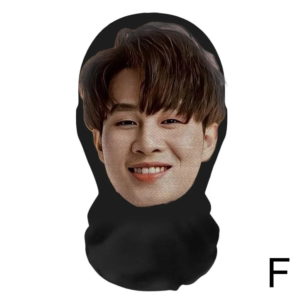 Máscaras faciales 3D realistas para hombres y mujeres, máscara de Cosplay, cara completa, pasamontañas de Hip Hop, capucha, sombrero, tocado para celebridades de Halloween