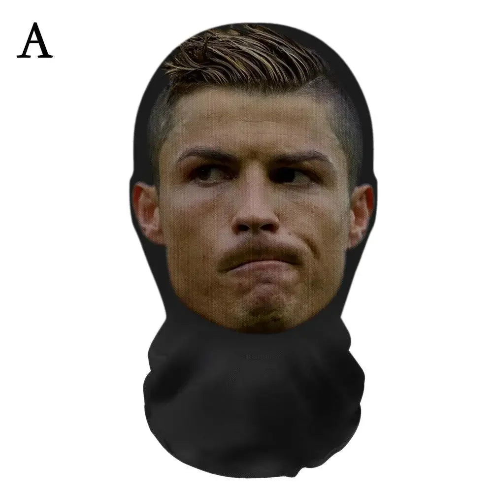 Máscaras faciales 3D realistas para hombres y mujeres, máscara de Cosplay, cara completa, pasamontañas de Hip Hop, capucha, sombrero, tocado para celebridades de Halloween
