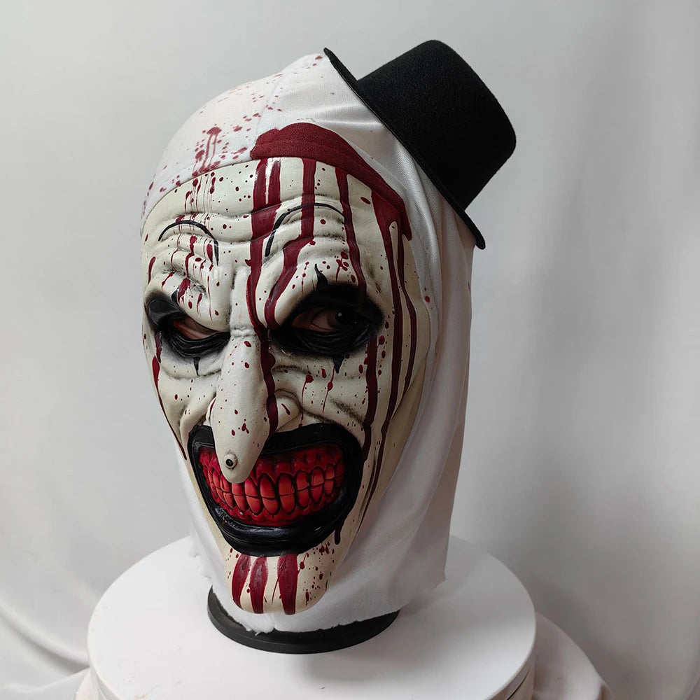 Disfraz de payaso terrorífico de película, vestido de mujer adulta, mono para hombre, mono con manchas de sangre, ropa, uniforme, ropa de Halloween