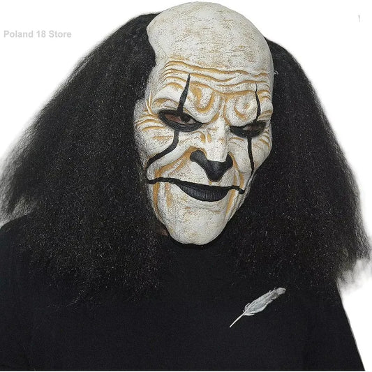 Mascarilla de payaso espeluznante para adultos, máscaras de Joker aterradoras, máscara de payaso de Halloween, fiesta, Cosplay de látex