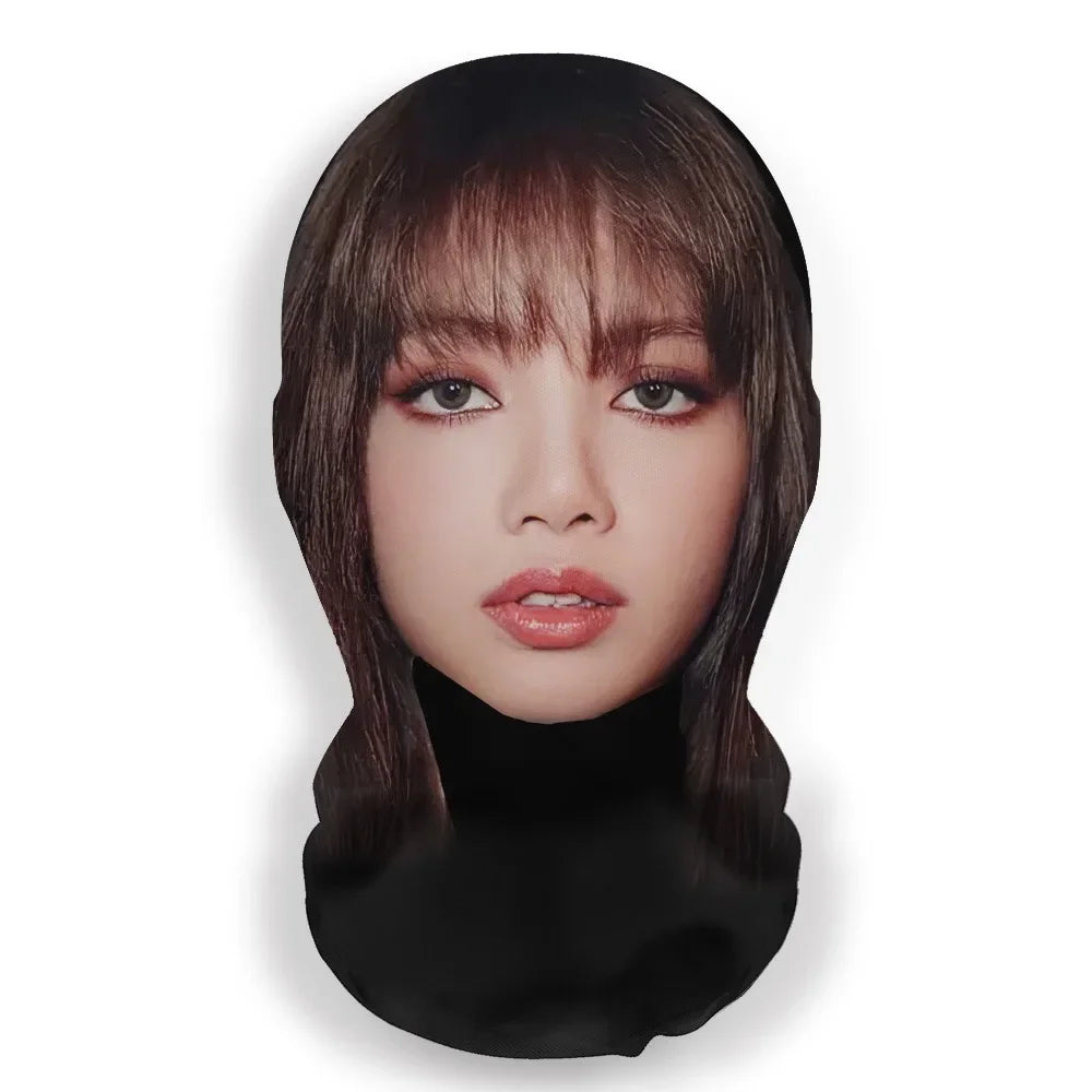 Máscaras faciales 3D realistas para hombres y mujeres, máscara de Cosplay, cara completa, pasamontañas de Hip Hop, capucha, sombrero, tocado para celebridades de Halloween