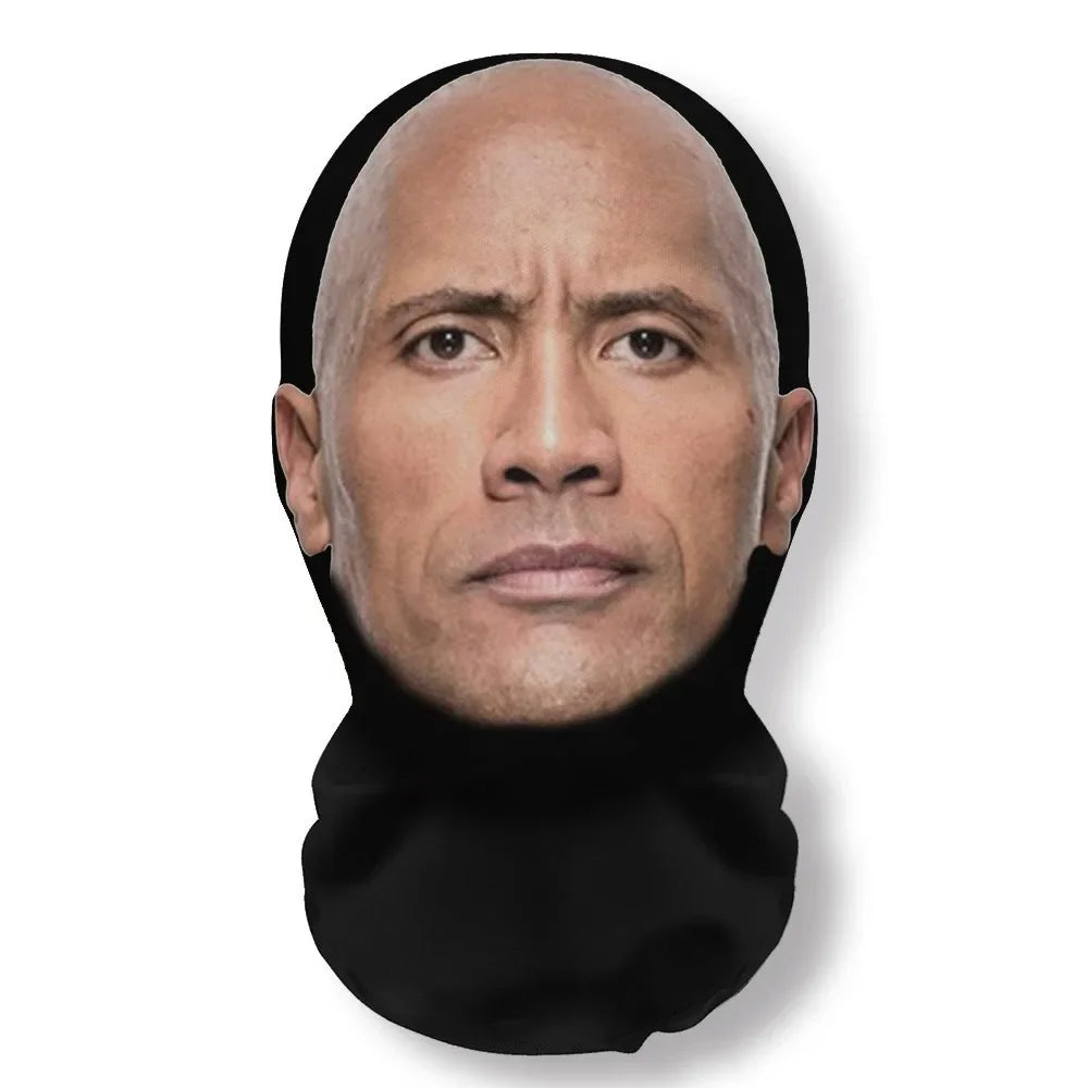 Máscaras faciales 3D realistas para hombres y mujeres, máscara de Cosplay, cara completa, pasamontañas de Hip Hop, capucha, sombrero, tocado para celebridades de Halloween