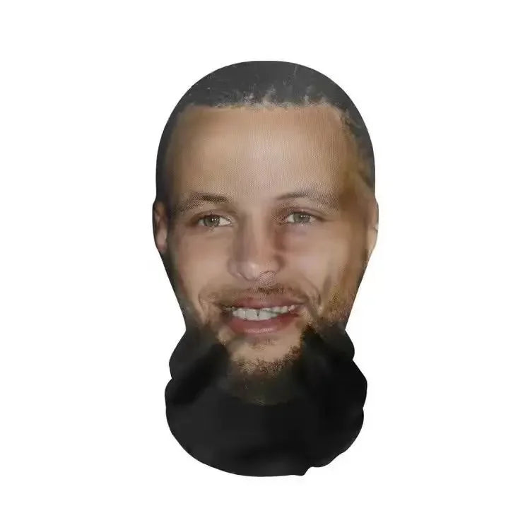 Máscaras faciales 3D realistas para hombres y mujeres, máscara de Cosplay, cara completa, pasamontañas de Hip Hop, capucha, sombrero, tocado para celebridades de Halloween