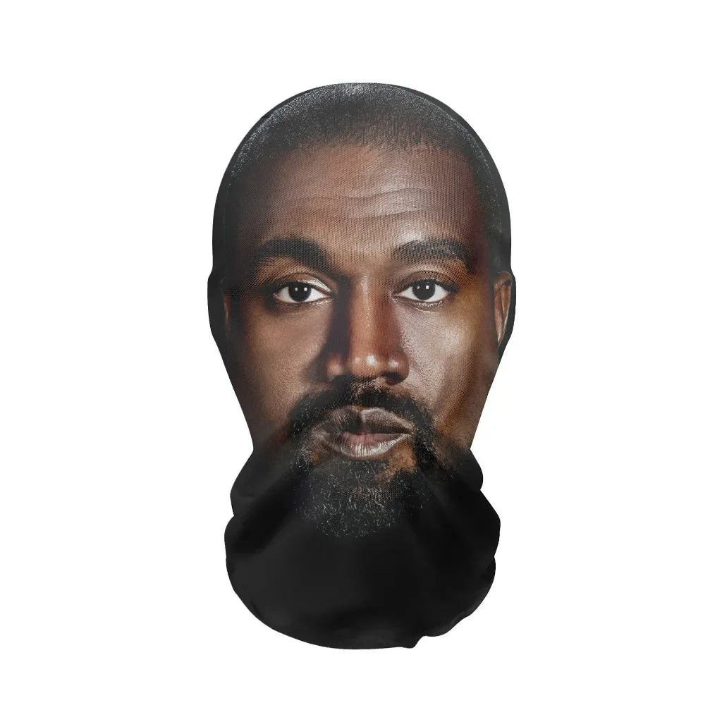 Máscaras faciales 3D realistas para hombres y mujeres, máscara de Cosplay, cara completa, pasamontañas de Hip Hop, capucha, sombrero, tocado para celebridades de Halloween