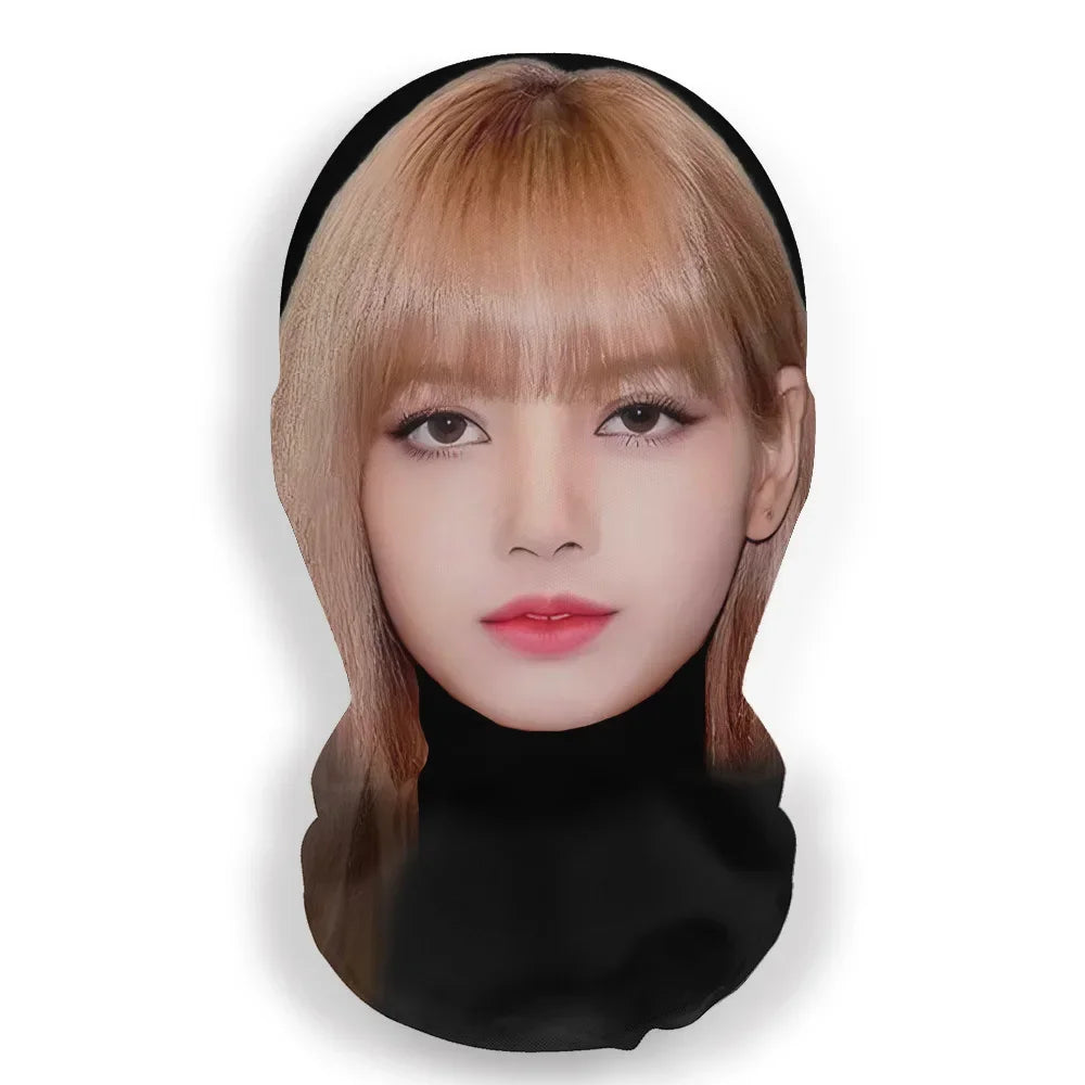 Máscaras faciales 3D realistas para hombres y mujeres, máscara de Cosplay, cara completa, pasamontañas de Hip Hop, capucha, sombrero, tocado para celebridades de Halloween