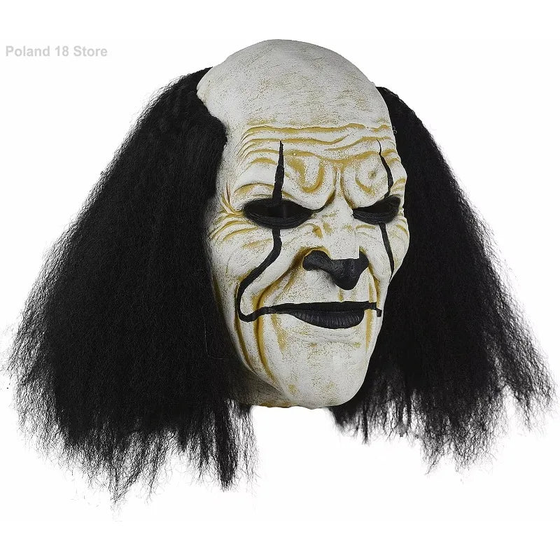 Mascarilla de payaso espeluznante para adultos, máscaras de Joker aterradoras, máscara de payaso de Halloween, fiesta, Cosplay de látex