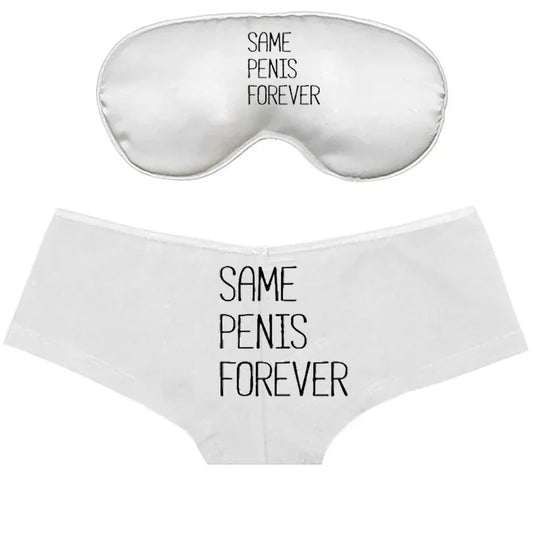 Bragas divertidas, máscara para dormir, despedida de soltera, fiesta de noche, boda, lencería descarada, despedida de soltera, regalo de novia, recuerdo de decoración