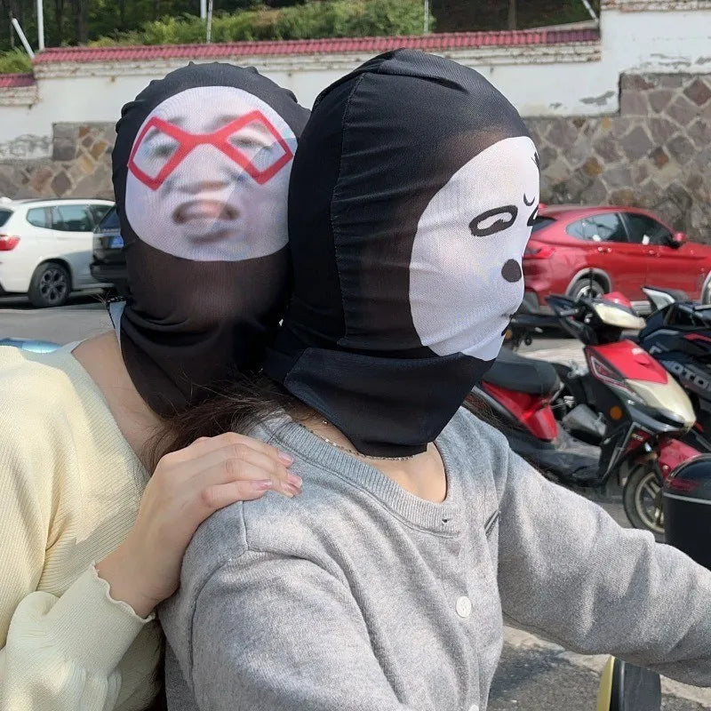 Máscaras faciales 3D realistas para hombres y mujeres, máscara de Cosplay, cara completa, pasamontañas de Hip Hop, capucha, sombrero, tocado para celebridades de Halloween