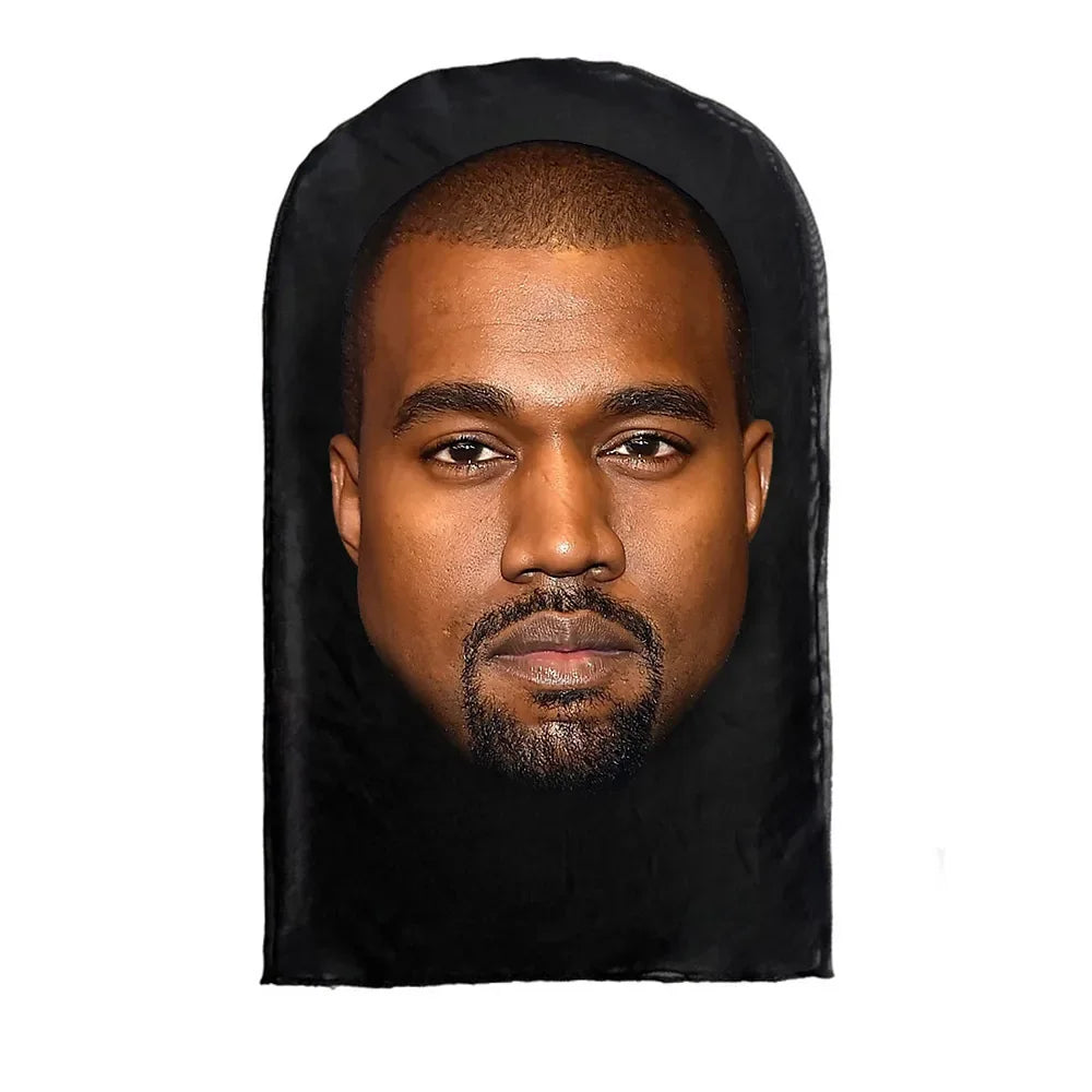 Máscaras faciales 3D realistas para hombres y mujeres, máscara de Cosplay, cara completa, pasamontañas de Hip Hop, capucha, sombrero, tocado para celebridades de Halloween